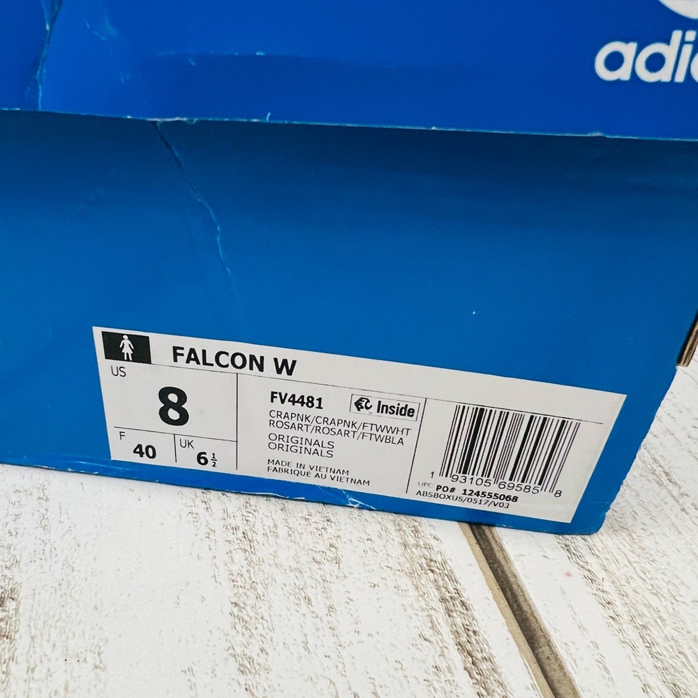 Adidas Women’s Falcon FV4481 Sneakers Sport Shoes Sz.8 Bright Pink Rare - Picture 10 of 10